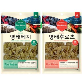 어커스텀 후코마린 강아지 간식, 1개, 명태후르츠, 100g