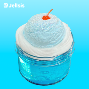 [젤시스] 구름소다 슬라임/ 물젤리 점토섞기 / 프리미엄 수제슬라임, 270ml(230ml+40ml)