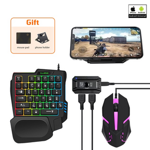 무소음블루투스키보드 무선키보드추천 블루투스키보드 5 in 1 gamepad keyboad fo mobile game mouse and keyboad set kit m1, k98 x1 블랙, k98 x1 블랙