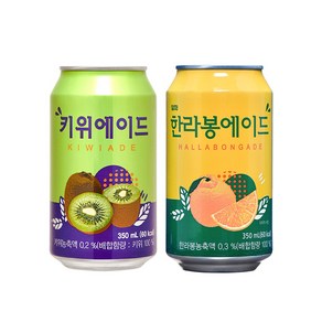 일화 한라봉에이드 키위에이드 각 24캔씩, 350ml, 48개