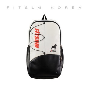 핏섬 가방 백팩 BAG-A2302 WH 화이트 배드민턴백팩 배드민턴가방 오남스포츠, 1개