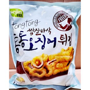 통통 오징어튀김(24-28개 1kg) 냉동 오징어링 튀김 업소용, 1kg, 1개