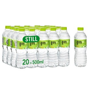 풀무원샘물 생수 500ml, 40개