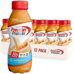 프리미어프로틴 이뮨헬스 서포트 프로틴 쉐이크 초콜릿 피넛버터맛 340ml 12팩, 12개