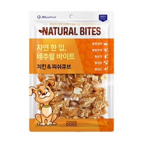 자연한입 네추럴바이트, 180g, 1개, 치킨피쉬큐브