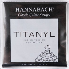 Hannabach - TITANYL Medium Tension / 클래식기타 스트링 (950MT)