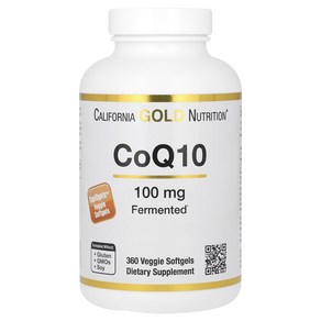 Califonia Gold Nutition CoQ10 100mg 베지 소프트젤 360정, Califonia Gold Nutition C..., 1개