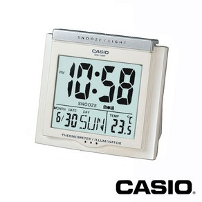 [CASIO] 카시오 DQ-750F-7 온도계 스누즈기능 디지털 알람 탁상시계