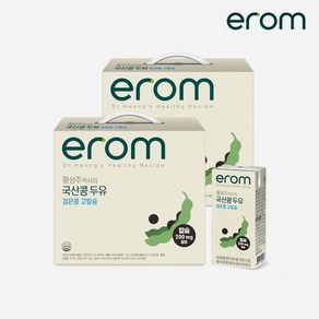 이롬 황성주 박사의 국산콩두유 검은콩 고칼슘 190ml x 40팩, 40개