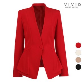 비비드시크릿가너 VIVID 여성 에브리원버튼 사계절 정장자켓