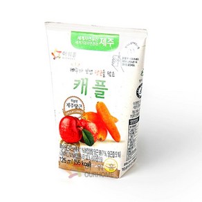 아워홈 (아워홈) 제주감귤/제주캐플/백년초/폴라비주스 125ml x 40팩, 40개