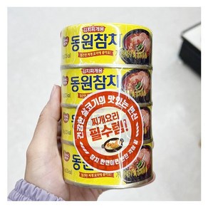 동원 김치찌개용 참치 기획, 4개, 90g