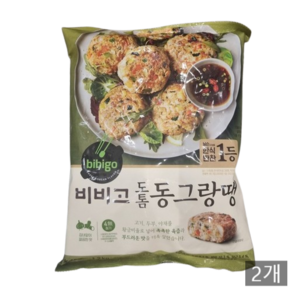 [트레이더스] 비비고 한식 도톰 동그랑땡 1.2kg 아이스박스포장 /냉동식품, 2개