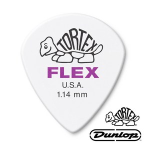 던롭 TORTEX 톨텍스 플렉스 재즈III 기타피크 468R, 1.00mm (1개), 1개