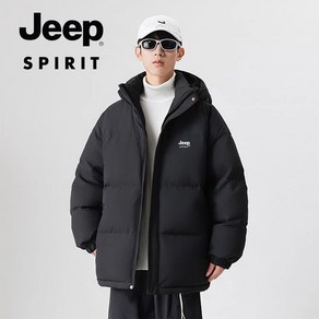 JEEP SPIRIT 남성 오버핏 패딩 점퍼 남자 겨울 잠바 JPHJ08A66666