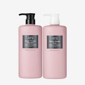 ATS 리페어 테라피 샴푸+마스크 세트 1000ml 손상모발용 약산성