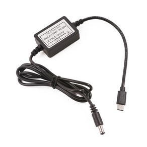 USB C PD12V 15V 20V ~ 24V DC5.5x2.1mm 커넥터 전원 케이블 24V 프린터 및 LED 조명을 표시하는 빠른 충전, 1개