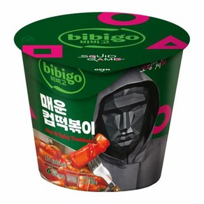 CJ [비비고X오징어 게임]비비고 매운 컵떡볶이, 1세트, 110g