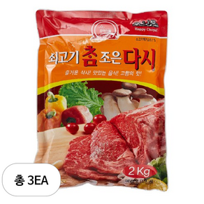 초야식품 쇠고기 참조은 다시, 2kg, 3개