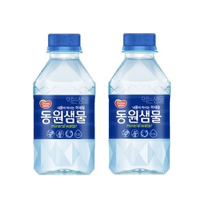 동원 샘물 생수 300ml 40병 (유/무라벨 랜덤출고), 40개