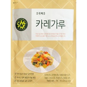 초록마을 카레가루, 4개, 100g