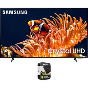 프리미엄 직구 안전배송 무료설치 삼성 55인치 DU8000 크리스탈 UHD LED 4K 스마트 TV 번들과 데코 기어 2X HDMI 2.0 케이블(구리 도체 포함) 및 CPS