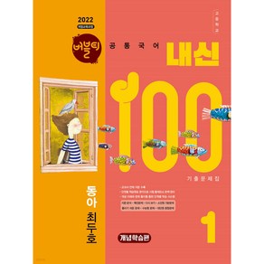 버블티 내신100 고등공통국어 1 동아(최두호) 기출문제집 개념학습편 (2025년) [ 2022 개정 교육과정 반영 ], 국어영역, 고등학생