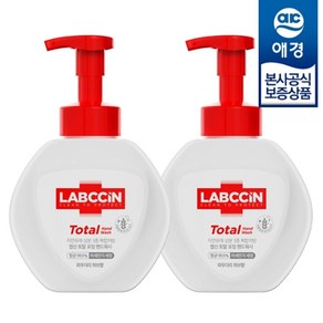 애경 랩신 V3 대용량 핸드워시 본품 500ml x2개, 센서티브 리필 500ml x2개