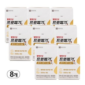종근당건강 알티지 오메가3 영양제, 60정, 8개