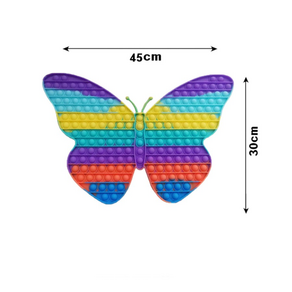 에이브릴완구 20000 나비 푸시팝 버블 레인보우(초대형) (40센치) 1개
