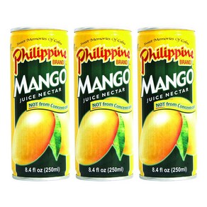 Philippine Juice Necta Mango 필리핀 주스 넥타 망고, 1개, 1개, 250ml