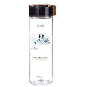 코멕스 지구를위한물병 550ml 펭귄, 1개, 1개