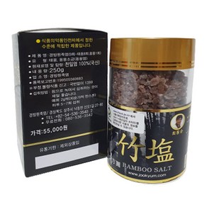 경방원 9회 자죽염 250g 고체 분말 죽염 미네랄 용융 소금, 1개