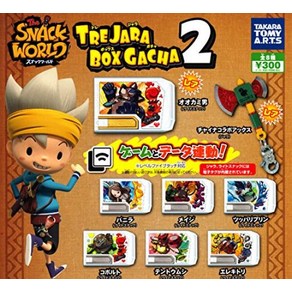 스낵 월드 TRE JARA BOX GACHA 트레자라박스 가챠 2 총 8종 세트 가챠 가챠