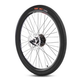 자전거뒷바퀴 MTB 휠셋 26인치 타이어 로드타이어 1 산악 뒷바퀴 교체 로드 전륜, 26인치 퀵 릴리스 베어링 뒷휠 21단, 1개