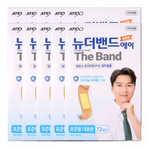 뉴 더밴드 에이 대용량 72매 표준, 10개