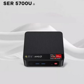 [성의샵] BEELINK SER5 Po 5700U AMD 라이젠7 베어본 미니PC 컴퓨터본체 최신출시, 표준버전(메모리 하드디스크 미포함), 블랙, 1개