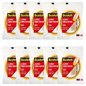 스카치 다용도 테이프 550 리필 12mm x 20m, 10개