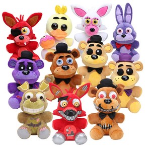 FNAF 프레디 폭시 보니 치카 인형 - 아이선물 25cm, bonnie 25cm, 1개