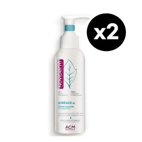 Acm 보레드 씨엘 클렌징 크림 밀크 200ml x2 복합 지성피부용 프랑스 Boéade CL 직배송, 2개