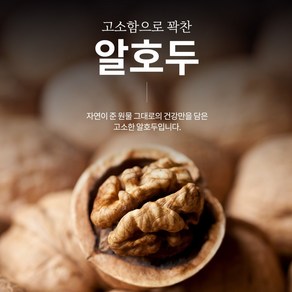 국산호두 프리미엄 알호두 2024년 수확 햇호두 피호두, 1개, 500g, 중