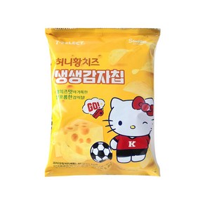 세븐셀렉트 헬로키티 허니황치즈 생생감자칩 60g x 5개