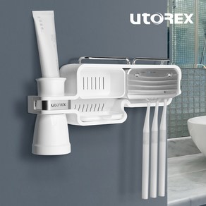 유토렉스 퍼펙트케어 UV LED 충전식 무선칫솔살균기 URT-115CHW