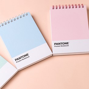 PANTONE 팬톤 상철 수첩 (4종중 택1) 미니수첩 미니노트 펜톤 메모수첩 휴대용, 팬톤 상철 수첩_옐로우