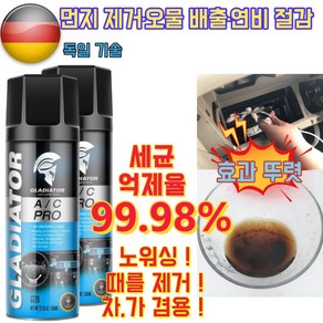 GBED 독일 차량 에어컨 에바크리닝 가족 겸용 내부 장식물 탈취 살균 세정제, 1개, 500ml