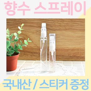 휴대용 향수 공병, 5ml(반투명), 1개