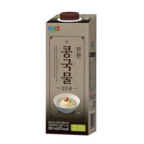 정식품 간단요리사 진한 콩국물 검은콩 950mlx6팩, 950ml, 6개