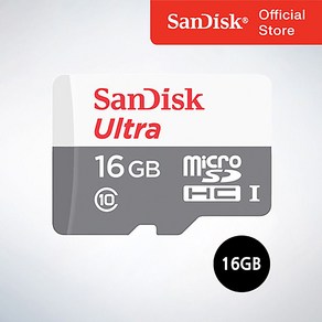 샌디스크코리아 공식인증정품 마이크로 SD 카드 SDHC ULTRA 울트라 QUNS, 16GB