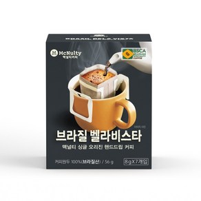 맥널티 싱글 오리진 핸드드립 커피 [벨라비스타] 8g 7개입, 8개