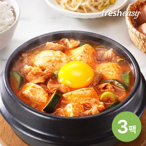 [프레시지] 북창동소고기순두부찌개 620g (냉장), 3개, 1.86kg